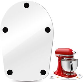 Acrylic Slider Mat for KitchenAid Mixer 4.5-5QT - Heavy Duty Non-Slip Tray for Easy Moving, Fits for KitchenAid Mixers Accessories Kitchen Appliances Appliance Slider