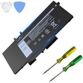 68Wh 3HWPP 10X1J 1VY7F Battery for Dell Latitude 5511 5411 5501 5401 5410 5510 E5501 E5411, Precision 3541 3551, Inspiron 7706 2-in-1 7506 2-in-1 7500 2-in-1 Battery, 451-BCMN N2NLL 3YNXM 03HWPP