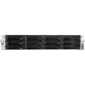 Supermicro 6028U-TR4T+ 12 Bay LFF 2U Rackmount Server with X10DRU-i+, 2X Xeon E5-2683 V4 2.1GHz 16 Core, 384GB DDR4, 4X 4TB 7.2K SATA 6Gbps 3.5 Drives, 2X 1000W PSUs, Rails (Renewed)