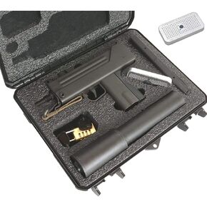 حالة Case Club تناسب Mac-10 في حالة مقاومة للماء مسبقًا مع هلام السيليكا للمساعدة في منع صدأ السلاح