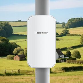 2025 في الهواء الطلق WiFi Extender Pro ｜ WiFi Booster ｜ IP65 مقاوم الطقس ｜ AC1200MBPS ｜ AI Fatchdog ｜ تغطي ما يصل إلى 3440 متر مربع على الأقل. FT و 30 جهاز ｜ Ethernet Port Support Repeater ｜ Wi-Fi Signal Repeater for Farm ، Yard.