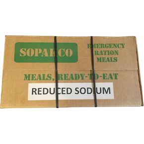 Sopakco MRE Meals Ready To Eat Case Pack of 14 For Survival And Emergency Green Box