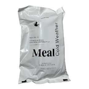 Cold Weather MRE Meal Ready to Eat USGI Menu #10 Scrambled Eggs w/Cheese Western Style