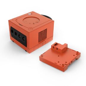 Bitfunx NGC استبدال Shell - مساكن واقية من الحالة الشفافة لـ Gamecube NGC GC DOL -001/ DOL101 Game Console