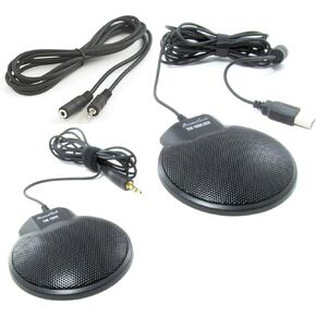 AAAPrice com Inc CM-1000USB & CM-1000 (Pack of 2) USB Conference Microphone with 6 ft Extension Cord