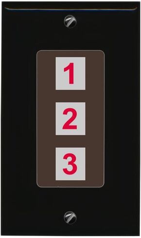 RiteAV Custom Wall Plate 3 Port, 1 Gang w-Bracket, Black/Black, Choose HDMI Coax 3.5mm Banana Cat5/6 Phone RCA Speaker Toslink USB in Saudi Arabia