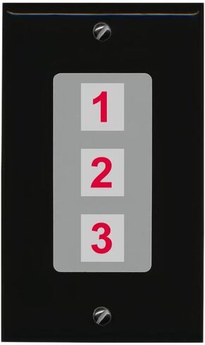 RiteAV Custom Wall Plate 3 Port, 1 Gang w-Bracket, Black/Black, Choose HDMI Coax 3.5mm Banana Cat5/6 Phone RCA Speaker Toslink USB in Saudi Arabia