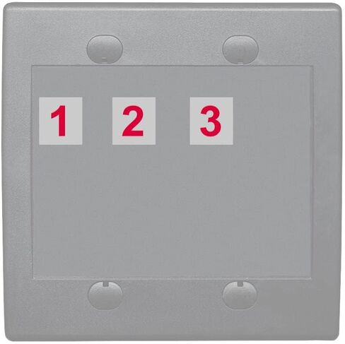 RiteAV Custom Wall Plate 3 Port, 1 Gang w-Bracket, Black/Black, Choose HDMI Coax 3.5mm Banana Cat5/6 Phone RCA Speaker Toslink USB in Saudi Arabia