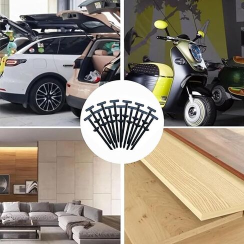 100pcs مشبك ربطة الكبلات العالمي من نايلون ، حامل روابط سحاب ذاتية الإغلاق الذاتي مع تصميم دبوس وزر للسيارة اليومية التلقائية للسيارات ، وروابط نايلون بلاستيكية بالسيارة in Kuwait