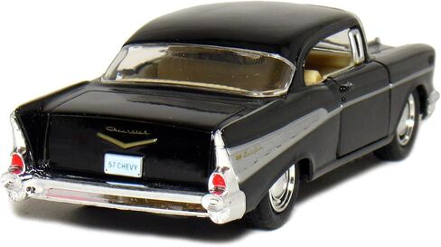 KiNSMART Set of 4: 1957 Chevy Bel Air Coupe 1:40 Scale (Black/Blue/Red/Yellow) in Kuwait