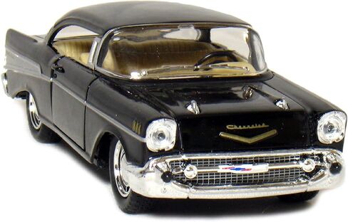 KiNSMART Set of 4: 1957 Chevy Bel Air Coupe 1:40 Scale (Black/Blue/Red/Yellow) in Kuwait