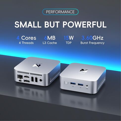 Mini Gaming PC 16GB DDR4 512G SSD TWIN LAKE N150 Windows 11 ، 4K Display HDMI+DP+2XUSB 3.2+2XUSB 2.0+WIFI ، BT ، سطح مكتب كمبيوتر صغير لمكتب المنزل MINI PC-D01 A0JT in Saudi Arabia