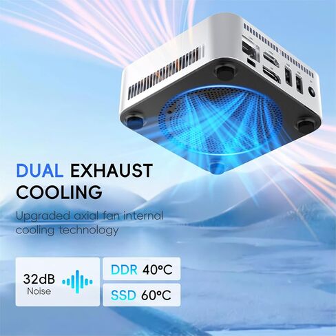 Mini Gaming PC 16GB DDR4 512G SSD TWIN LAKE N150 Windows 11 ، 4K Display HDMI+DP+2XUSB 3.2+2XUSB 2.0+WIFI ، BT ، سطح مكتب كمبيوتر صغير لمكتب المنزل MINI PC-D01 A0JT in Saudi Arabia