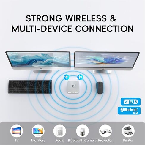 Mini Gaming PC 16GB DDR4 512G SSD TWIN LAKE N150 Windows 11 ، 4K Display HDMI+DP+2XUSB 3.2+2XUSB 2.0+WIFI ، BT ، سطح مكتب كمبيوتر صغير لمكتب المنزل MINI PC-D01 A0JT in Saudi Arabia