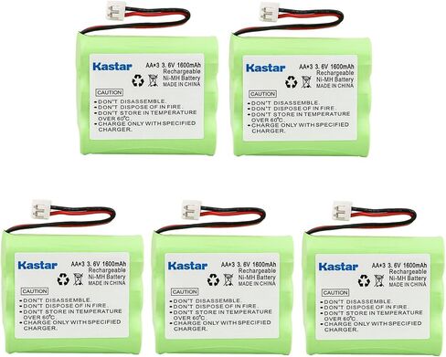 Kastar 4-Pack Battery Replacement for S60525, 5805, 5854, 5864, 5872, 5874, 5876, 5877, 5879, Southwestern Bell S60525, Classic Princess MA300, MA303, MA350, MA351, MA352, MA354, MA354, MA356 in Kuwait