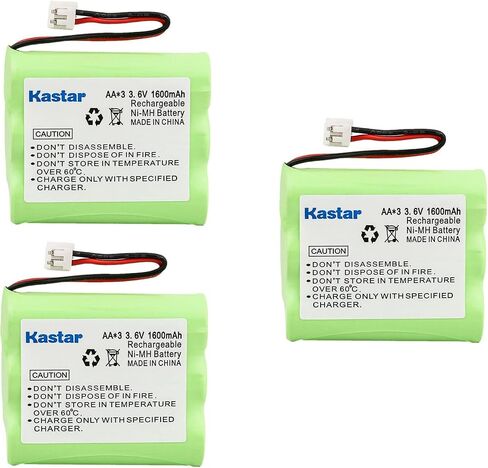 Kastar 4-Pack Battery Replacement for S60525, 5805, 5854, 5864, 5872, 5874, 5876, 5877, 5879, Southwestern Bell S60525, Classic Princess MA300, MA303, MA350, MA351, MA352, MA354, MA354, MA356 in Kuwait