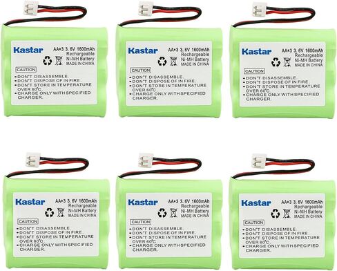 Kastar 4-Pack Battery Replacement for S60525, 5805, 5854, 5864, 5872, 5874, 5876, 5877, 5879, Southwestern Bell S60525, Classic Princess MA300, MA303, MA350, MA351, MA352, MA354, MA354, MA356 in Kuwait