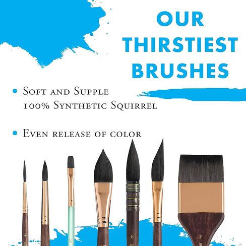 Princeton Artist Brush Neptune, Brushes for Watercolor Series 4750, Quill Synthetic Squirrel, Size 4 in Saudi Arabia