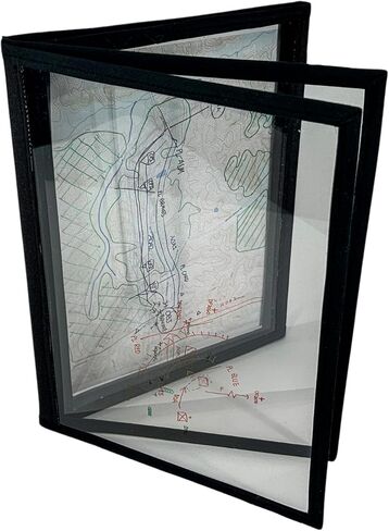 مجلس إحاطة المعركة لـ IBOLC ، West Point ، Opord Brief Plexiglass Board ، Army ، Stealth Black (9 × 12) in Kuwait