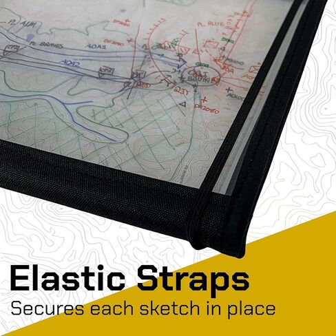 مجلس إحاطة المعركة لـ IBOLC ، West Point ، Opord Brief Plexiglass Board ، Army ، Stealth Black (9 × 12) in Kuwait