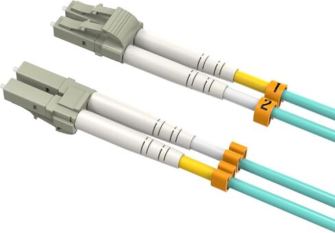 CableLeader 7m OS2 LC to LC UPC Duplex Corning Fiber Optic Cable 10GB SingleMode 9/125 OFNR Rated, LC-LC Network Cable, Fiber Patch Cable, Yellow in Saudi Arabia