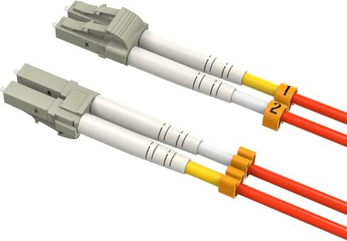 Cableleader 7M OS2 LC إلى LC UPC Duplex Corning Fiber Optic Cable 10GB Singlemode 9/125 OFNR ، كابل شبكة LC-LC ، كبل تصحيح الألياف ، الأصفر in Kuwait