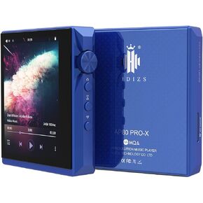 مشغل AP80 Pro-X MP3 مع Bluetooth ، والموسيقى الرقمية الخاسرة الدعم ، و DAP Portable ، و Dual ESS9219C DAC ، و HI-RES ، FOR HIFI MUSIC Blue