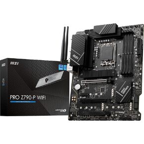 MSI PRO Z790-P WiFi ProSeries Computer Gaming Motherboard (Supports 12th/13th Gen Intel Processors, LGA 1700, DDR5, PCIe 5.0, M.2, 2.5Gbps LAN, USB 3.2, Wi-Fi 6E, ATX) Intel PC Motherboards (Renewed)