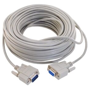 CablesOnline 100ft DB9 Serial Male to Female 9-Wire Straight Thru Extension Cable (S-3100)