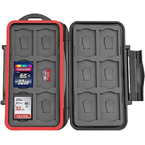 XPIX 24X Storage Water Resistant Protective Memory Card Case