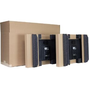 Universal 23 " - 27" مربع شحن مراقب مزدوج | مراقبة شحن الكمبيوتر الآمنة والوقائية | EPE USA theboxlarger