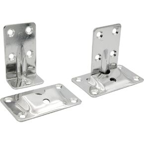 Vinland Marine 304 Stainless Steel mounting Table Brackets, Wall Mount Table Bracket, Marine Table Mount, Boat Cutting Board, Marine Grill