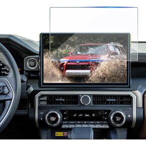 Tempered Glass Screen Protector for Toyota 4Runner 2020-2024,Infotainment Navigation Screen Film Compatible With 4runner N280 2024 2023 Accessories - 8 inch