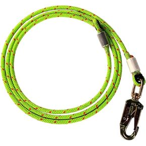 Rope Logic 33900 FL 1/2 x 15' W Core SwSnap Green Coated Flipline Climbing-Accessories