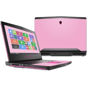 MightySkins Skin Compatible with Alienware 17 (2015) wrap Cover Sticker Skins Solid Pink