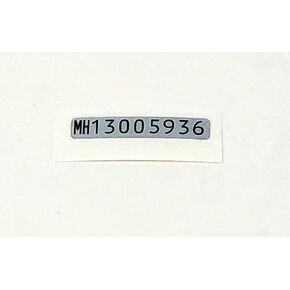 Game Boy Pocket [GBP] Serial Sticker [MH13005936]