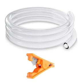 EKWB EK-LOOP Soft Tube (معرف 12 مم ، 16 مم OD) وحزمة أدوات قطع الأنبوب الناعمة EK-LOOP ، 3 متر ، واضحة