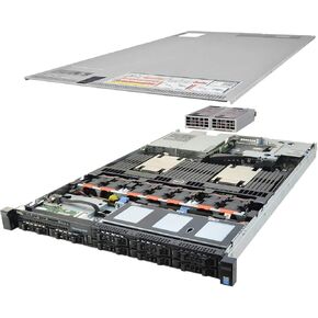 PCSP PowerEdge R630 8B SFF Server, 2X Intel Xeon E5-2699 v4 2.2GHz (44-cores Total), 8X 1TB SSD, H730p RAID, 2X 10GbE+ 2X 1GbE NIC (Renewed) (256GB DDR4)