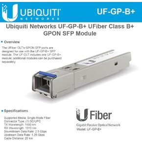 UFiber Class B+ GPON OLT SFP Transceiver Module UF-GP-B+ Single-Mode Fiber