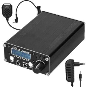 uSDR uSDX+ Plus V2 10/15/17/20/30/40/60/80m 8 Bands SDR All Mode High Frequency SSB QRP Transceiver with BNC Antenna Connector
