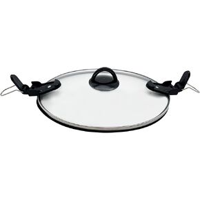 Oval Slow Cooker Lid with Sealing Ring and Buckle Compatible for Crockpot Slow Cooker SCCPVL600-S-BR, CPSCVO60LL-BP,CPSCVC60LL-S