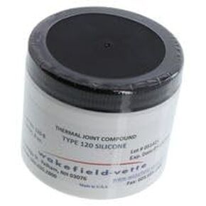 Thermal Joint Compound - Silicone Oil - Opaque White - 120 Series - 8 oz (0.23 kg) Jar.
