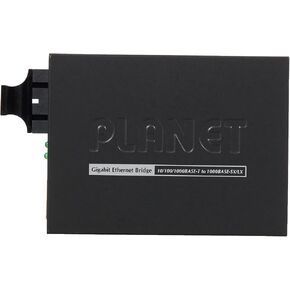 GT-802S 10/100/1000Base-T to 1000LX Gigabit Media Converter (SM, SC, 10Km)