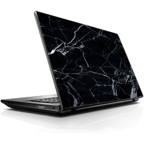 15 15.6 inch Laptop Notebook Skin Vinyl Sticker Cover Decal Fits 13.3" 14" 15.6" 16" HP Lenovo Apple Mac Dell Compaq Asus Acer / Black Marble Granite White