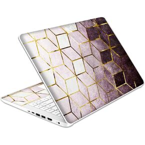 Laptop Skin Decal HP 14" - Marbling, Laptop Cover Sticker, No Cutting Required, No Bubble, Waterproof, Scratch Resistant - Including Wide Screen and Wrist Pad