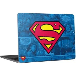 Skinit Decal Laptop Skin Compatible with MacBook Air 13.6in M2 (2022) - Officially Licensed DC Comics Superman Official Logo Design