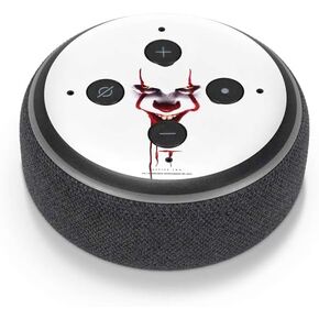 Skinit Decal Audio Skin Compatible with Amazon Echo Dot 3 - Officially Licensed Warner Bros IT Volume 2 Pennywise Bloody Design