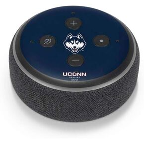 Skinit Decal Audio Skin Compatible with Amazon Echo Dot 3 - Officially Licensed University of Connecticut Huskies Design