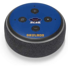 Skinit Decal Audio Skin Compatible with Amazon Echo Dot 3 - Officially Licensed University of California-Santa Barbara UCSB Gauchos Blue Design
