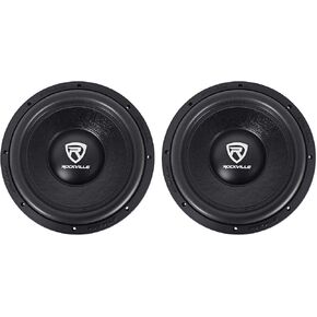 Rockville (2) W12K6D2 V2 12" 4800 Watt Car Audio Subwoofers Dual 2-Ohm Subs
